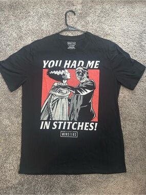 Universal Monsters ‘You Had Me In Stitches’ Graphic Tee XL, NWOT